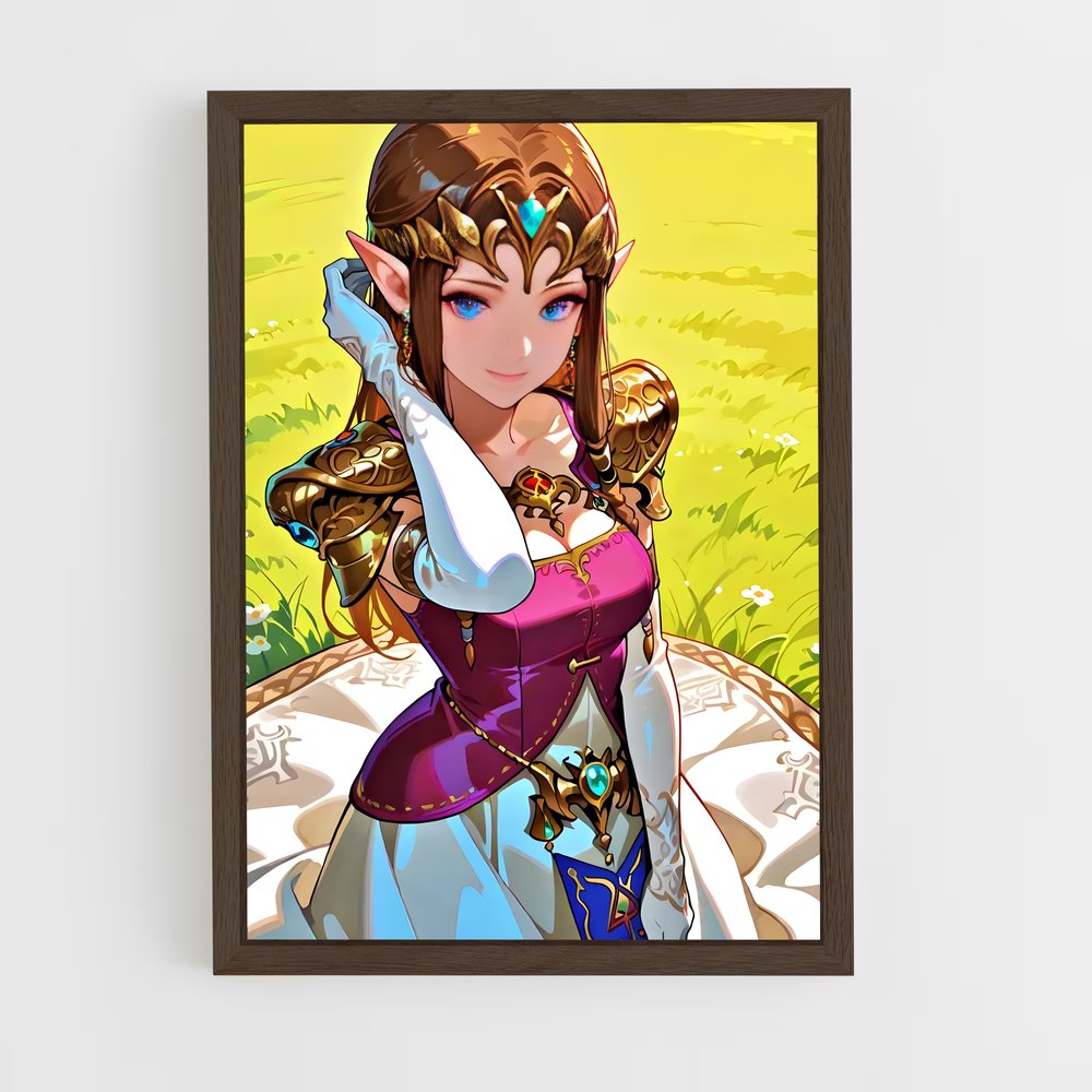 ap-princess zelda-6 cadre Bois foncé