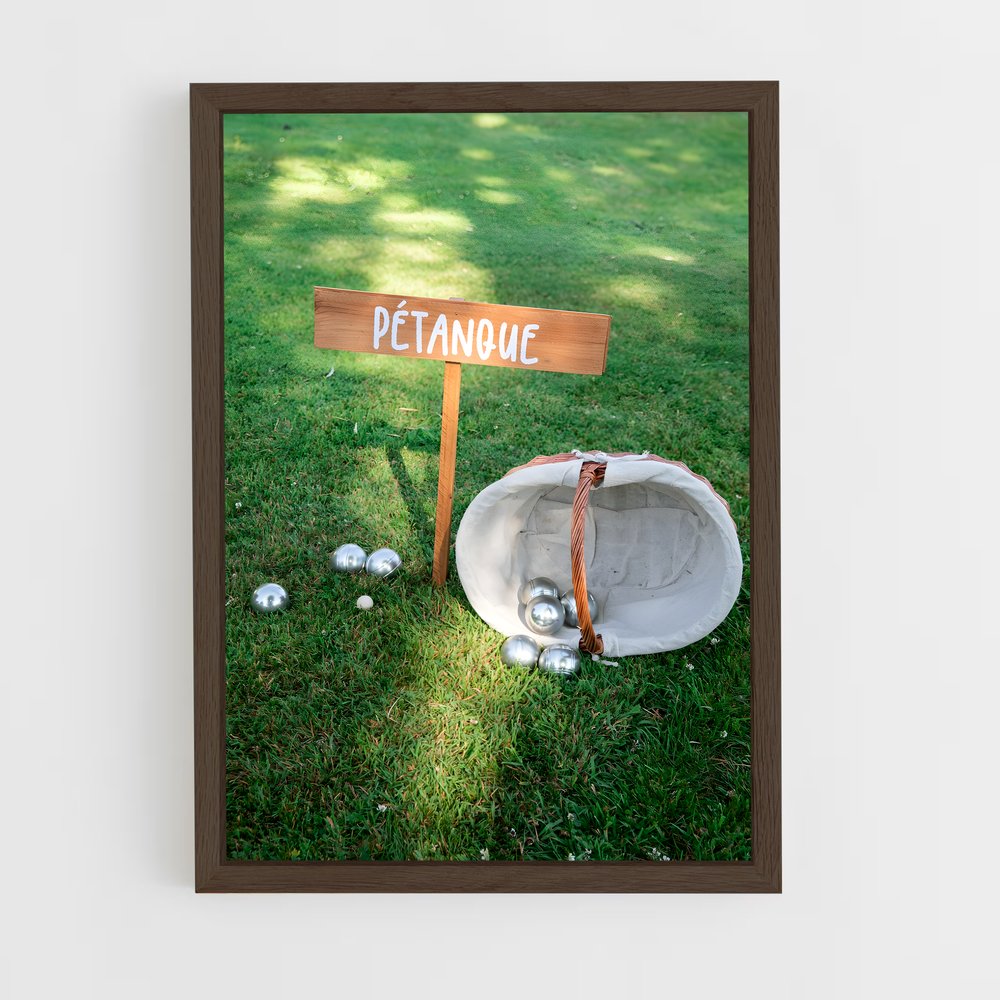ap-provence petanque tradition-5 cadre Bois foncé
