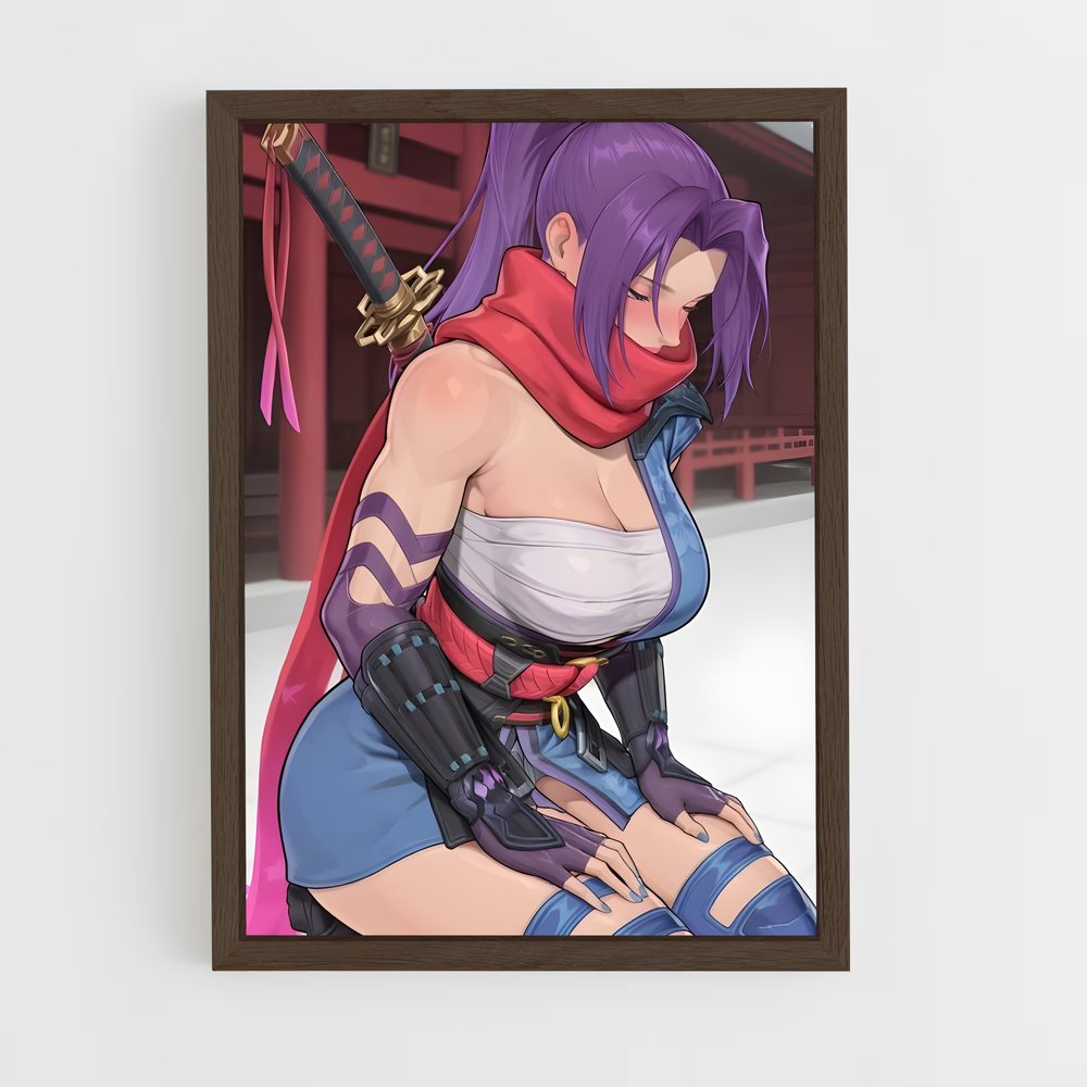 ap-psylocke x-men-5 cadre Bois foncé