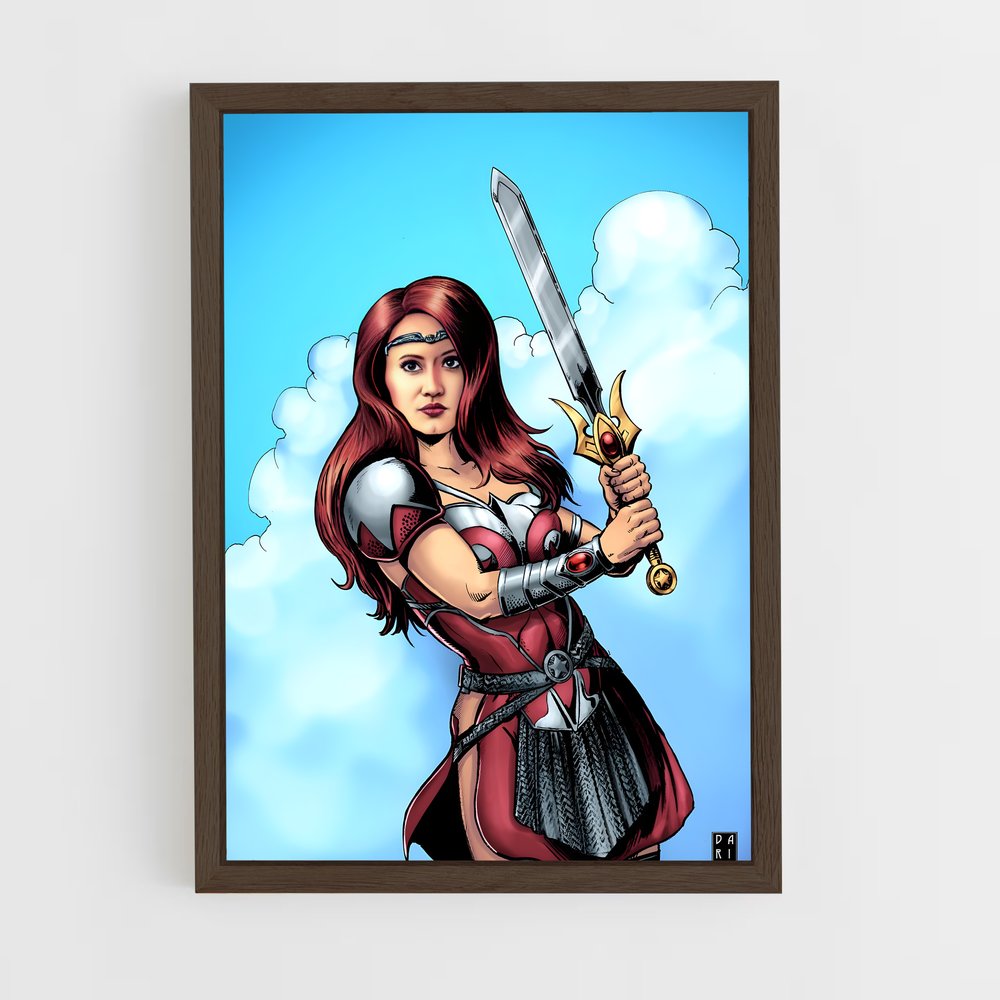 ap-queen maeve-4 cadre Bois foncé
