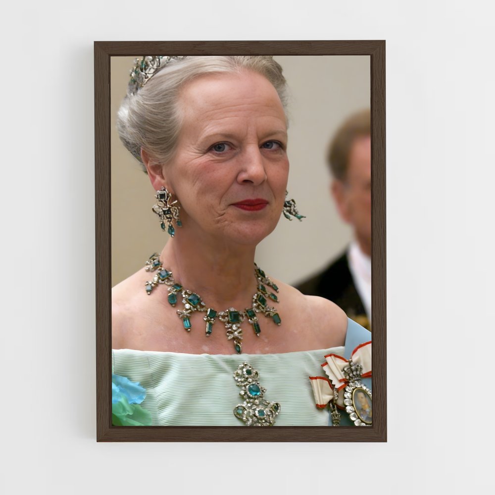 ap-queen margrethe ii-5 cadre Bois foncé