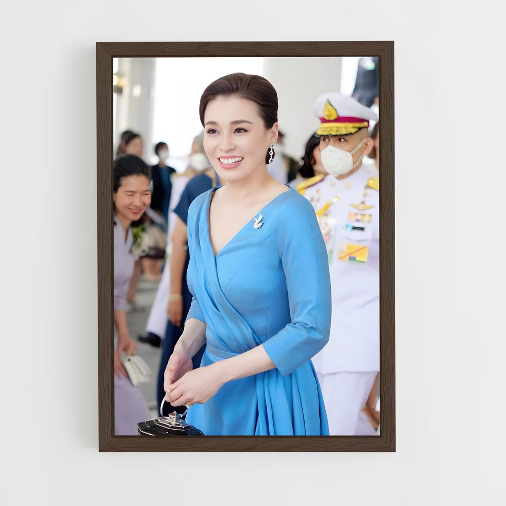 ap-queen suthida-19 cadre Bois foncé