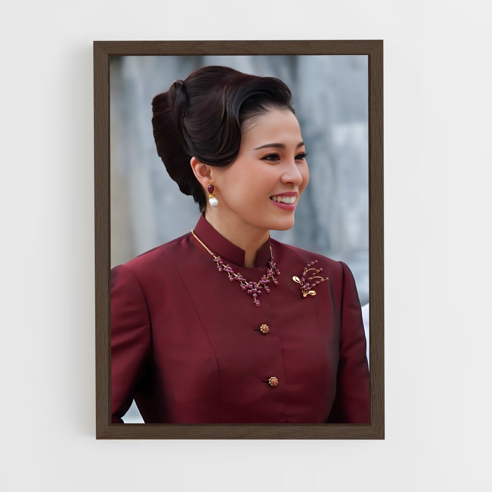 ap-queen suthida-6 cadre Bois foncé