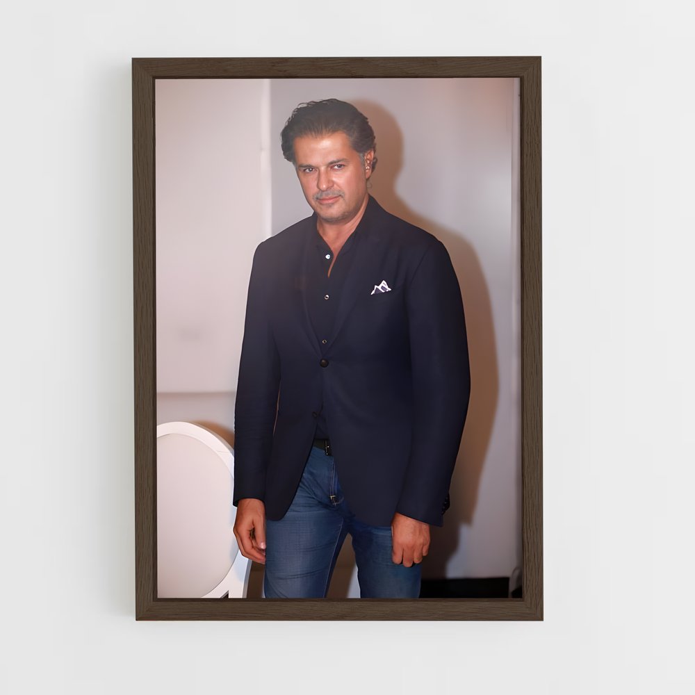 ap-ragheb alama-2 cadre Bois foncé