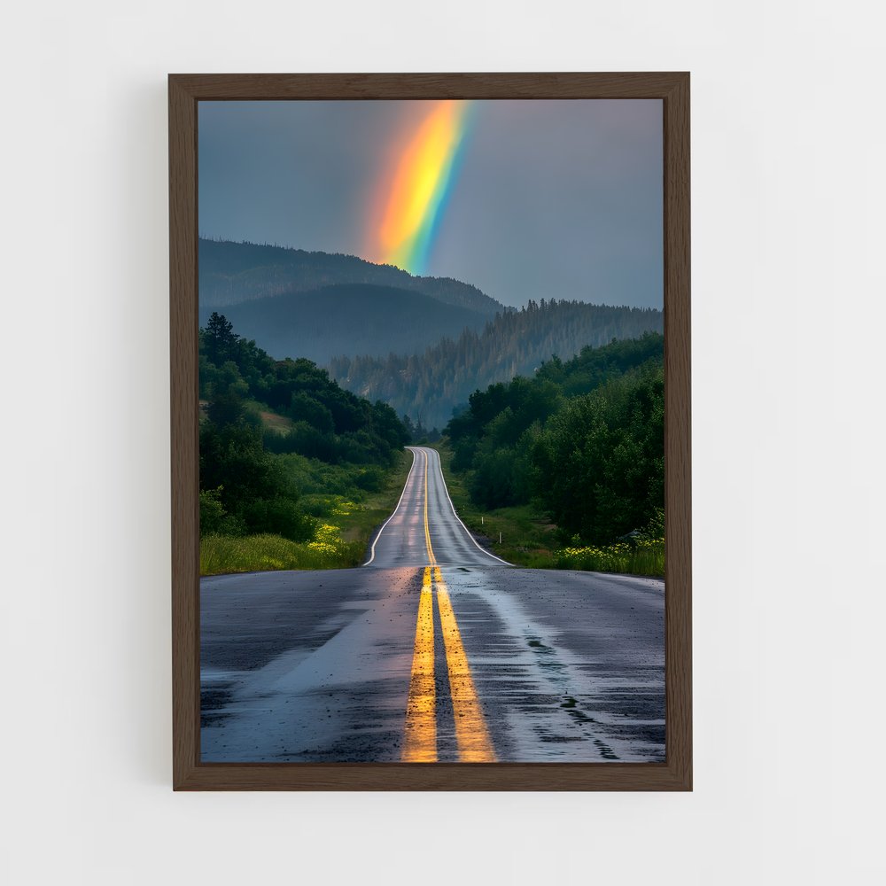ap-rainbow-1 cadre Bois foncé