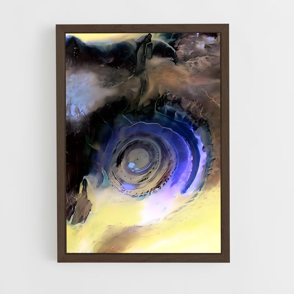 ap-richat structure-3 cadre Bois foncé