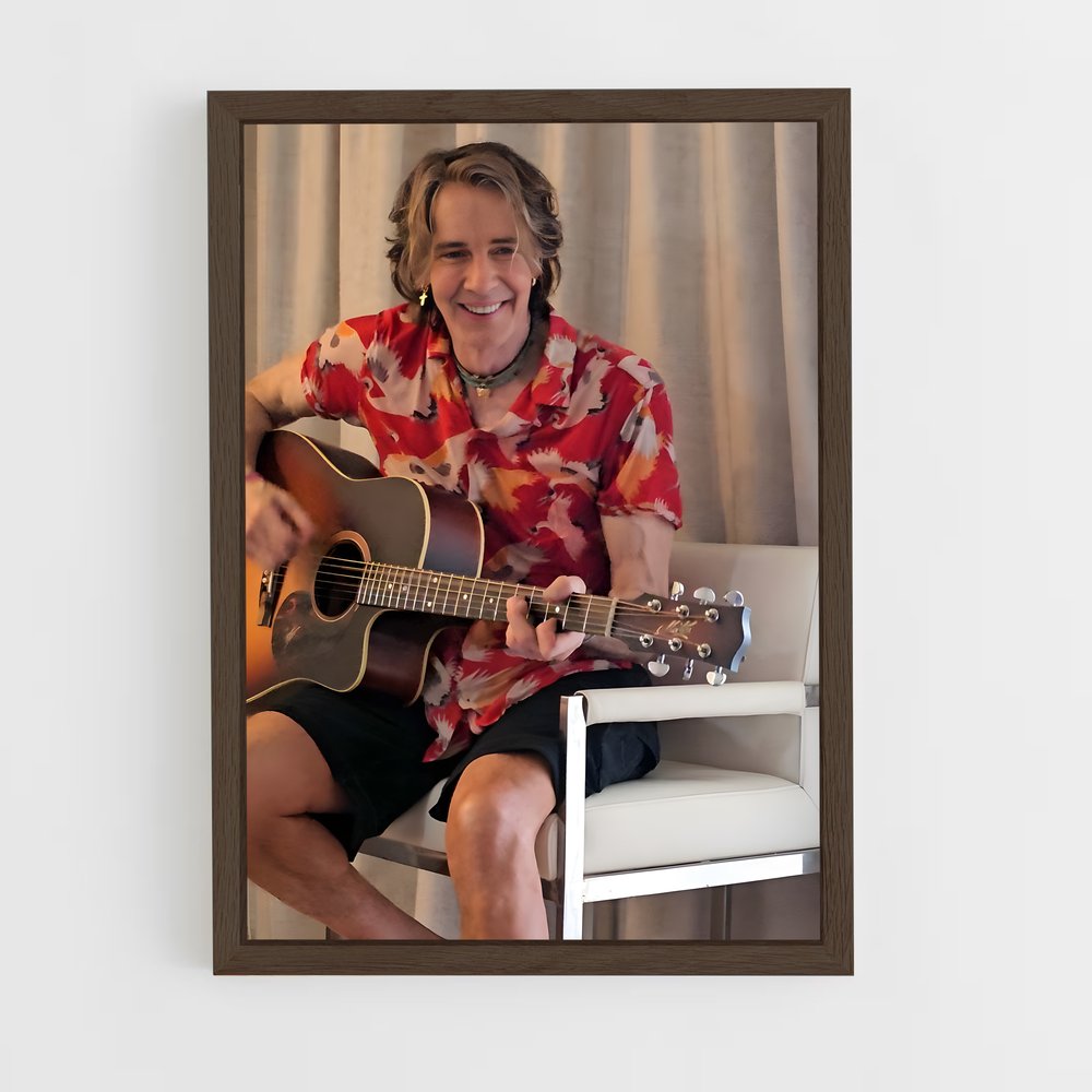 ap-rick springfield-2 cadre Bois foncé