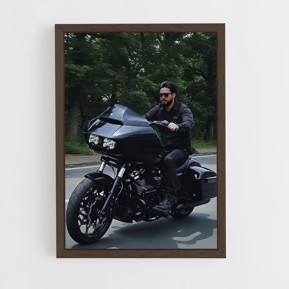 ap-road glide-6 cadre Bois foncé