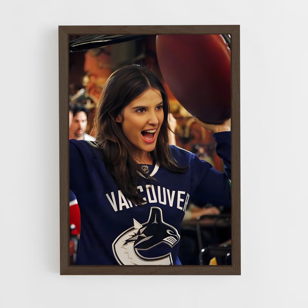 ap-robin scherbatsky-2 cadre Bois foncé