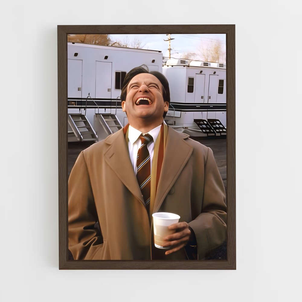 ap-robin williams-2 cadre Bois foncé