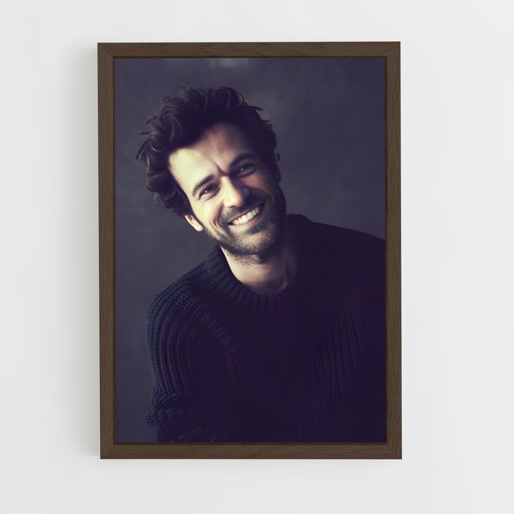 ap-romain duris-1 cadre Bois foncé