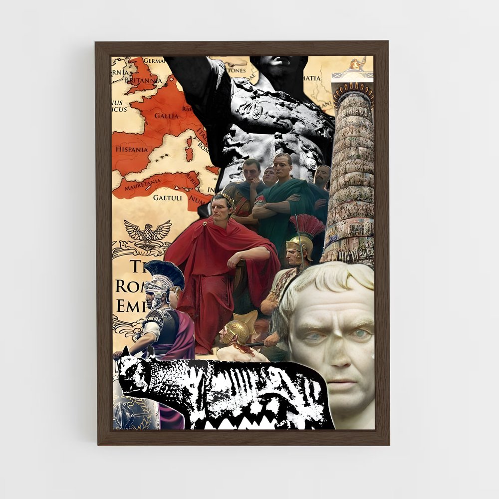 ap-romulus and remus-4 cadre Bois foncé