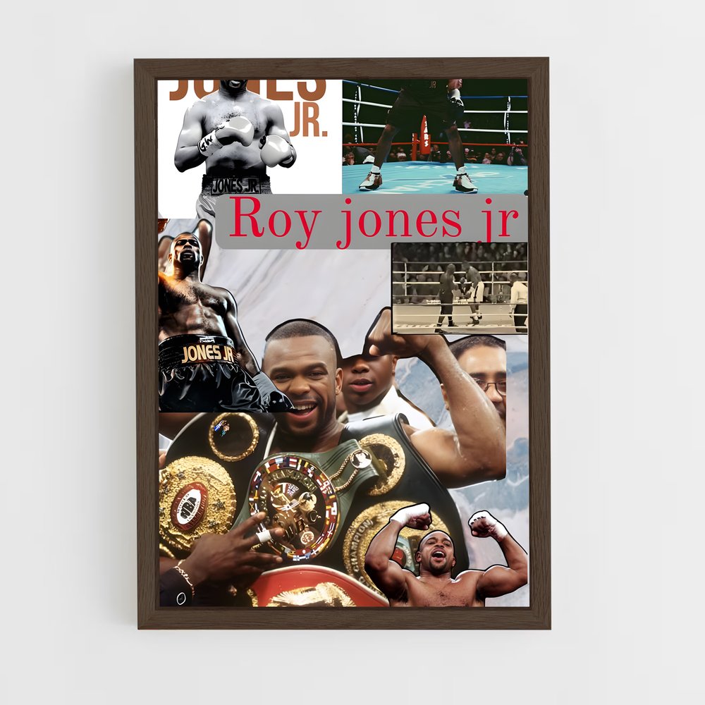 ap-roy jones jr-1 cadre Bois foncé