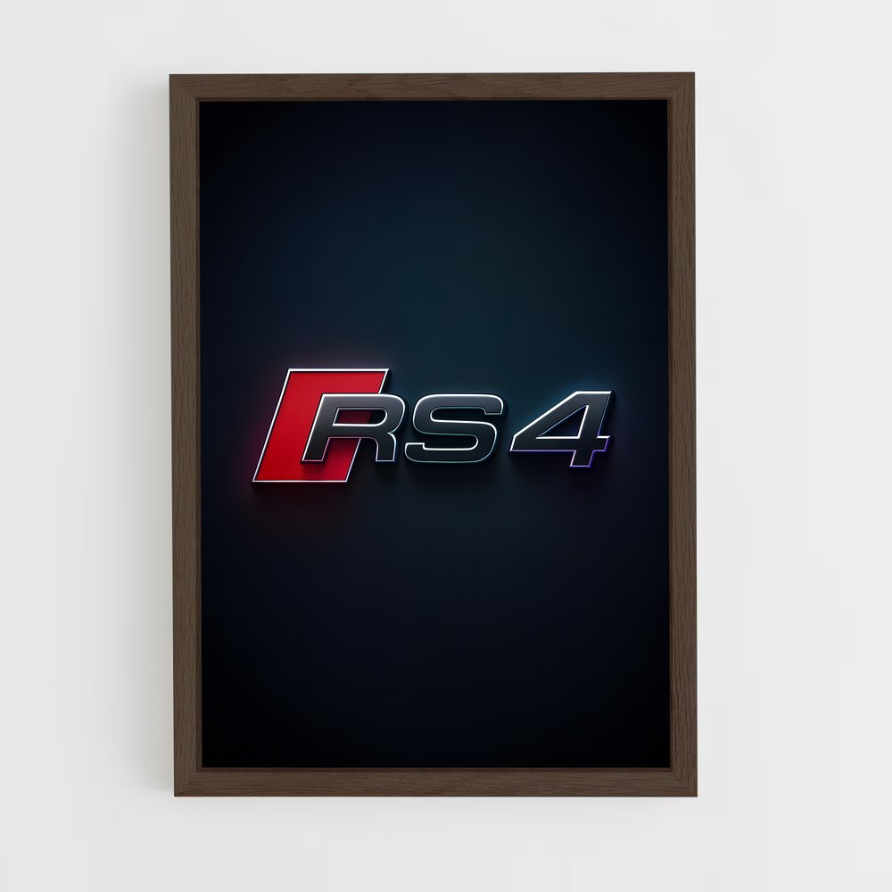 ap-rs4 b8-2 cadre Bois foncé
