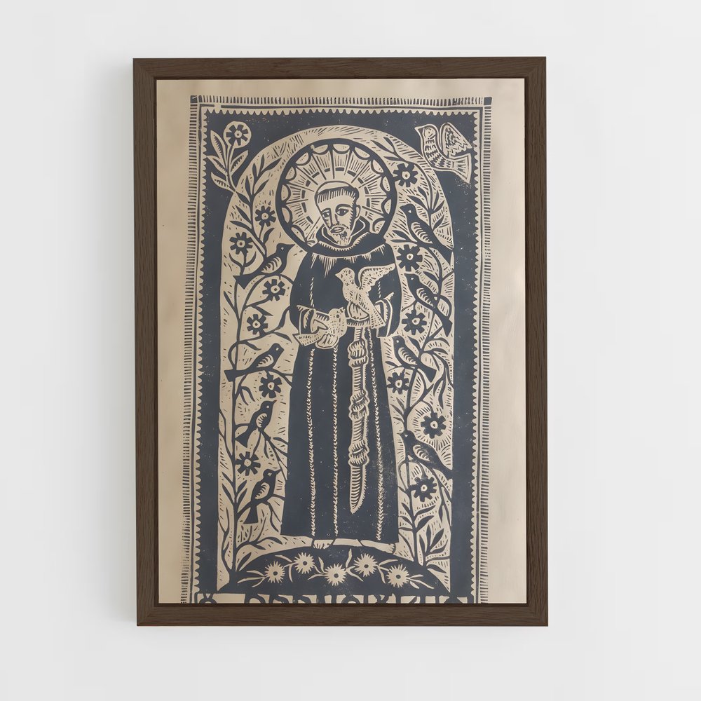 ap-saint francis-7 cadre Bois foncé