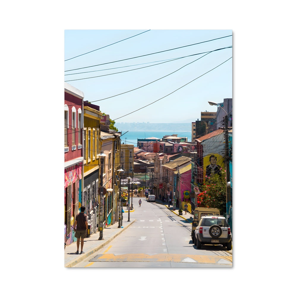 Poster Promenade à Santiago