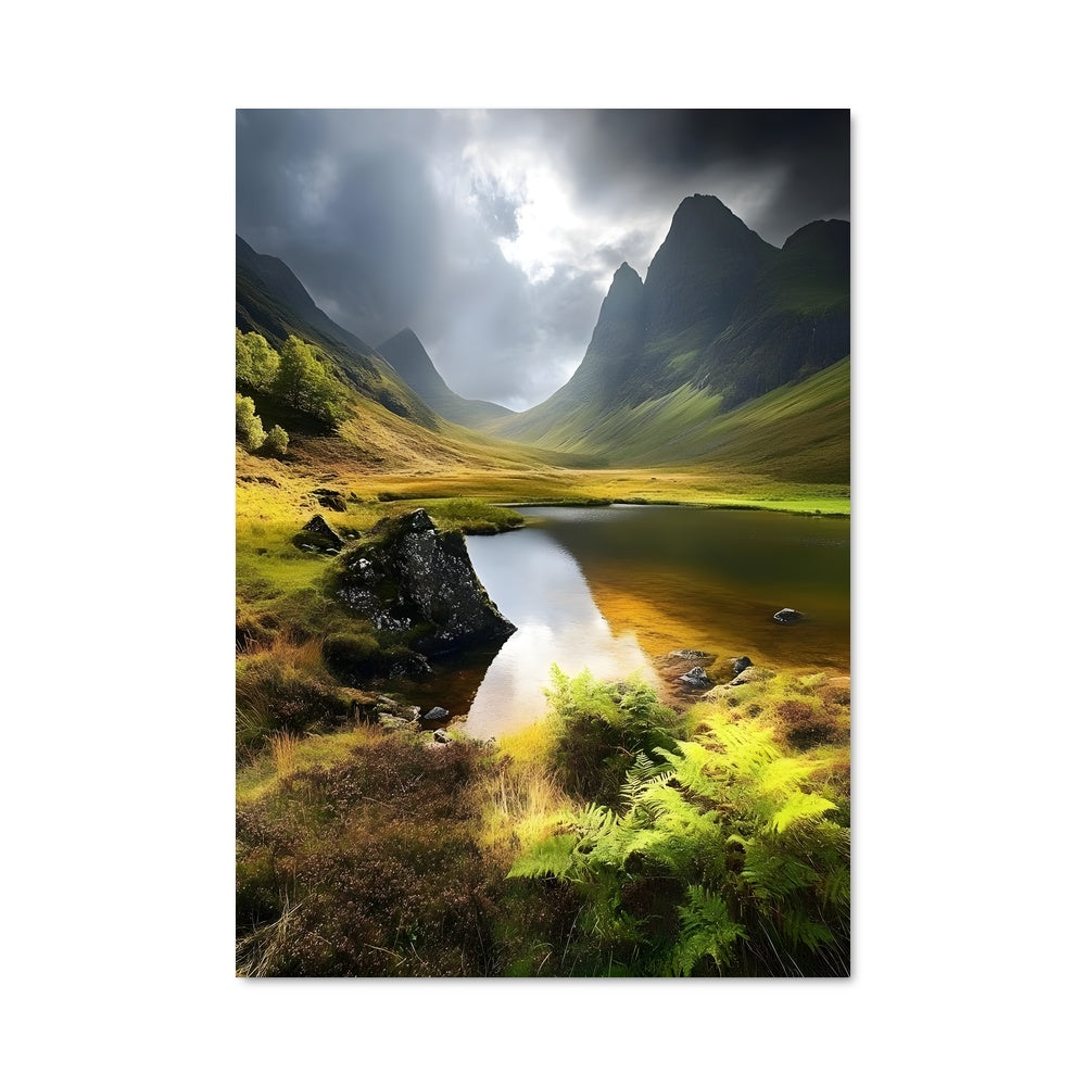 Poster Reflets Écossais