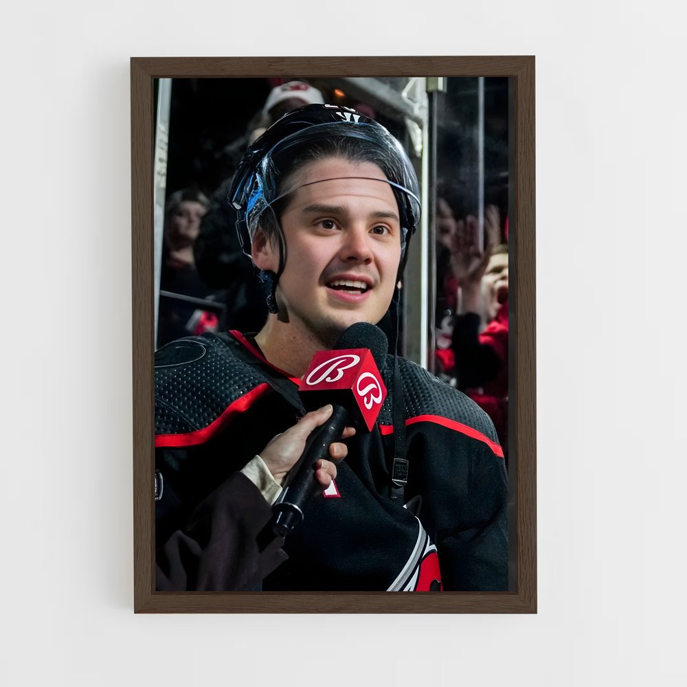 ap-sebastian aho-5 cadre Bois foncé