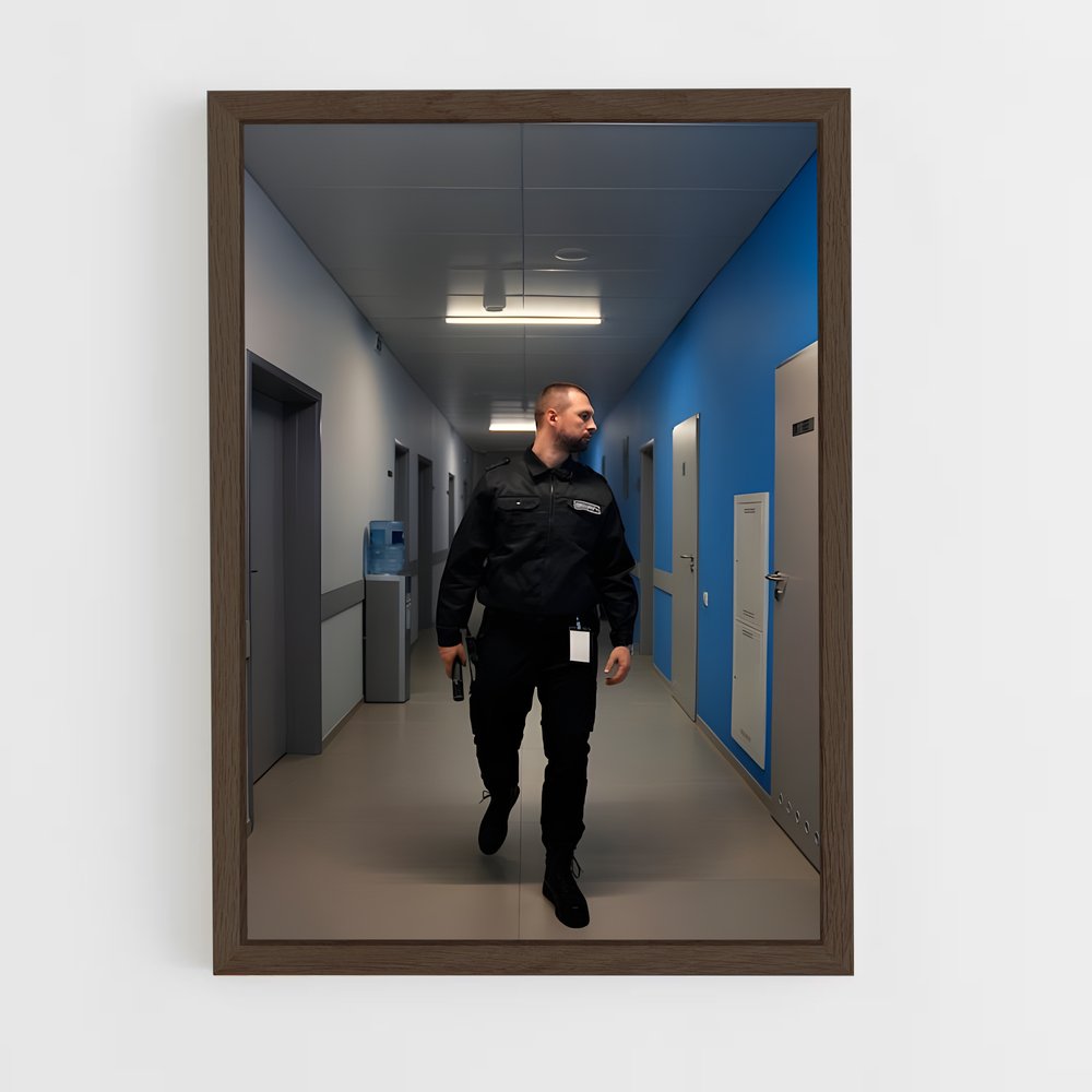 ap-security guard-6 cadre Bois foncé