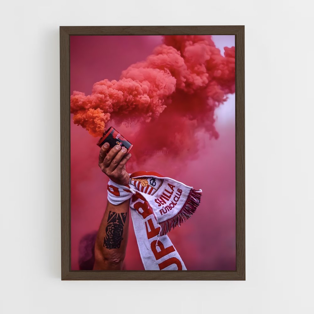 ap-sevilla fc-4 cadre Bois foncé