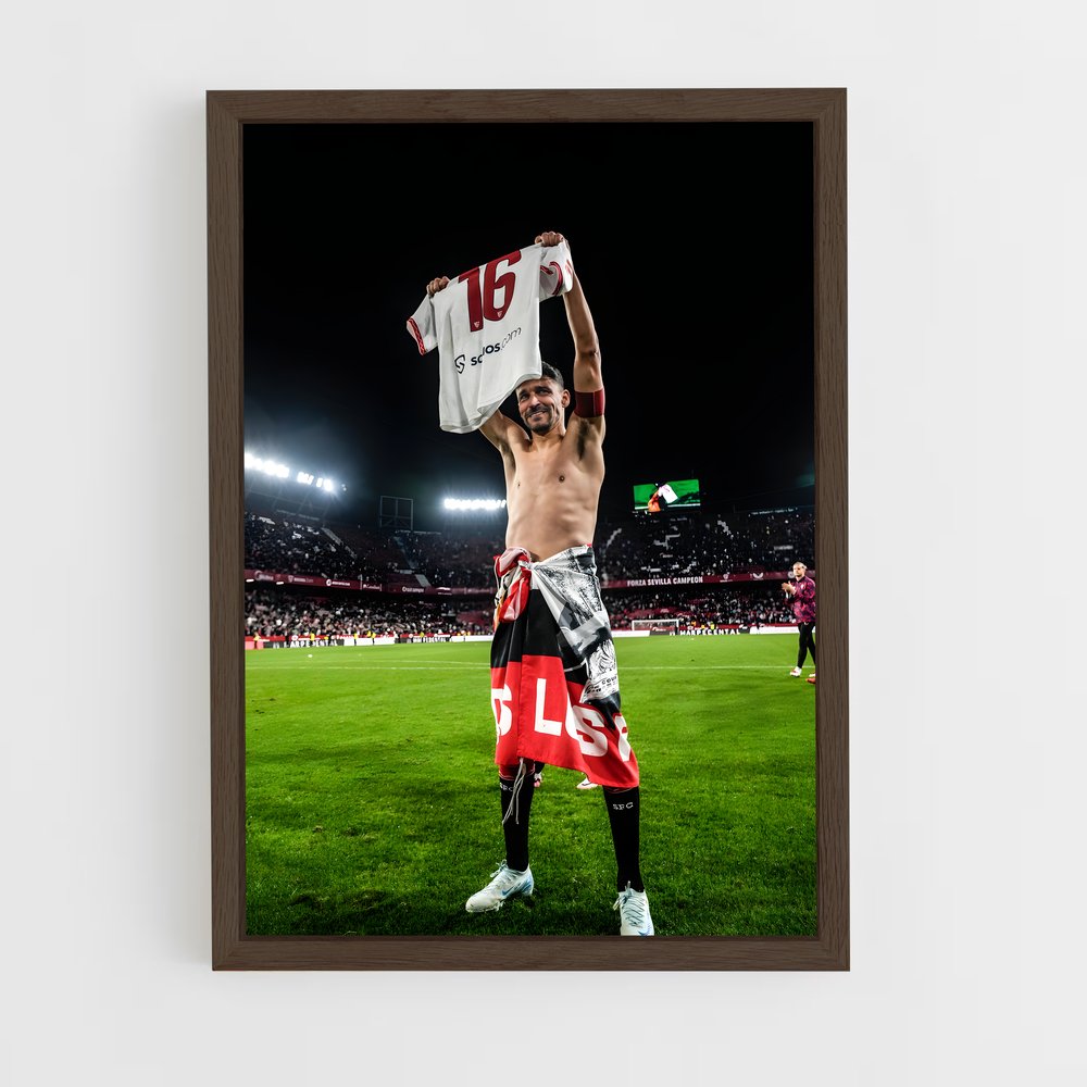 ap-sevilla fc-7 cadre Bois foncé
