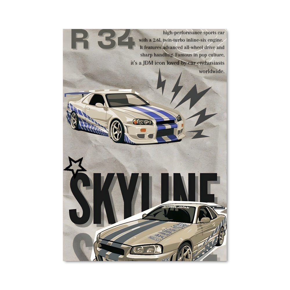 Poster L'Évolution de la Mustang