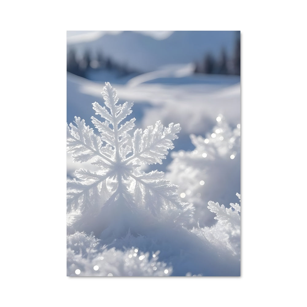 Poster Snowflake 97722