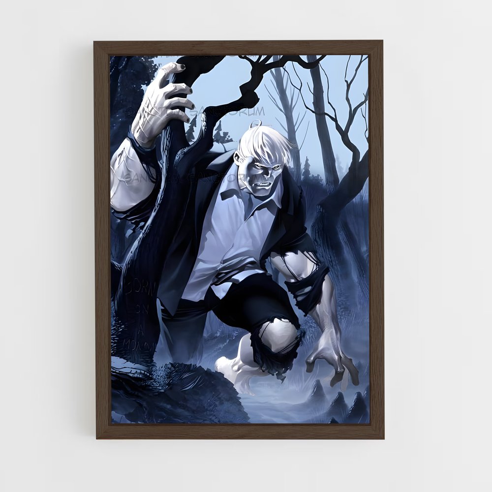 ap-solomon grundy-10 cadre Bois foncé