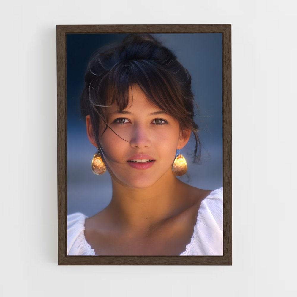 ap-sophie marceau-2 cadre Bois foncé