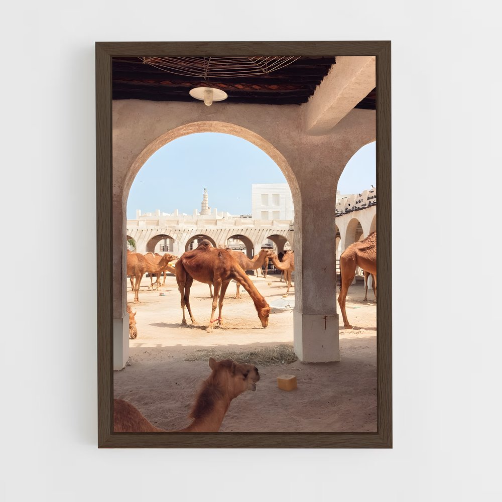 ap-souq waqif-12 cadre Bois foncé