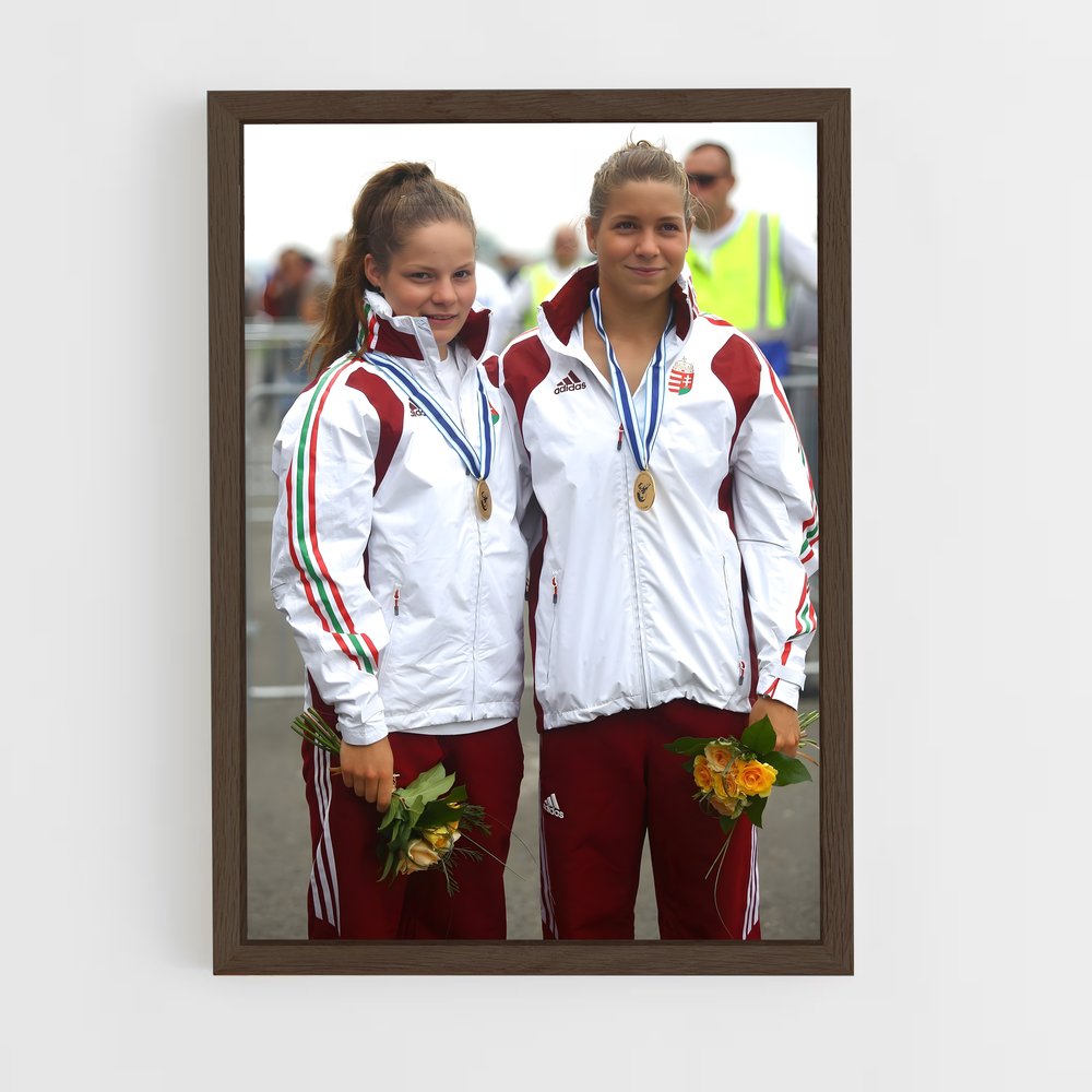ap-sprint canoe world championships-1 cadre Bois foncé