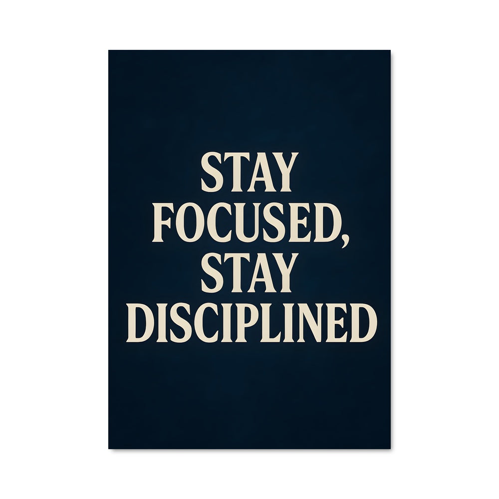 Poster Stay focused 26979