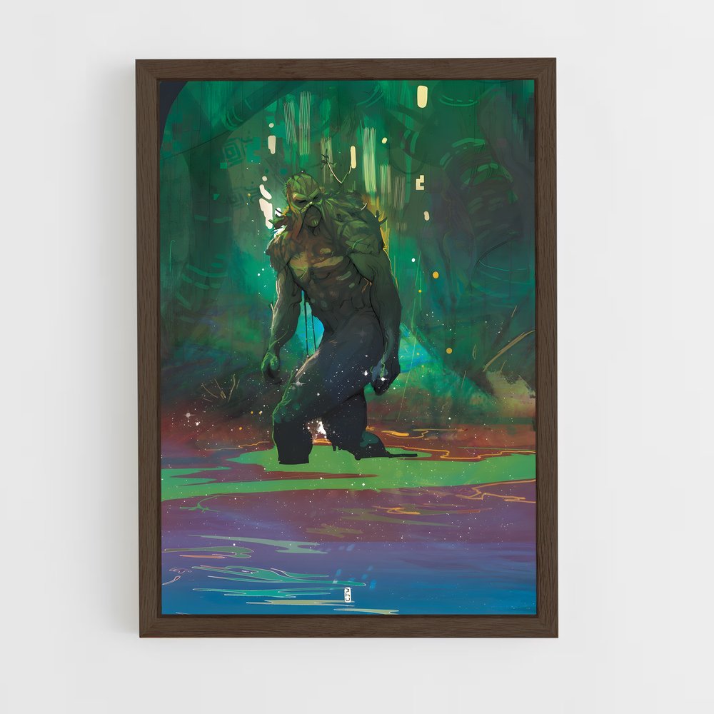 ap-swamp thing-10 cadre Bois foncé