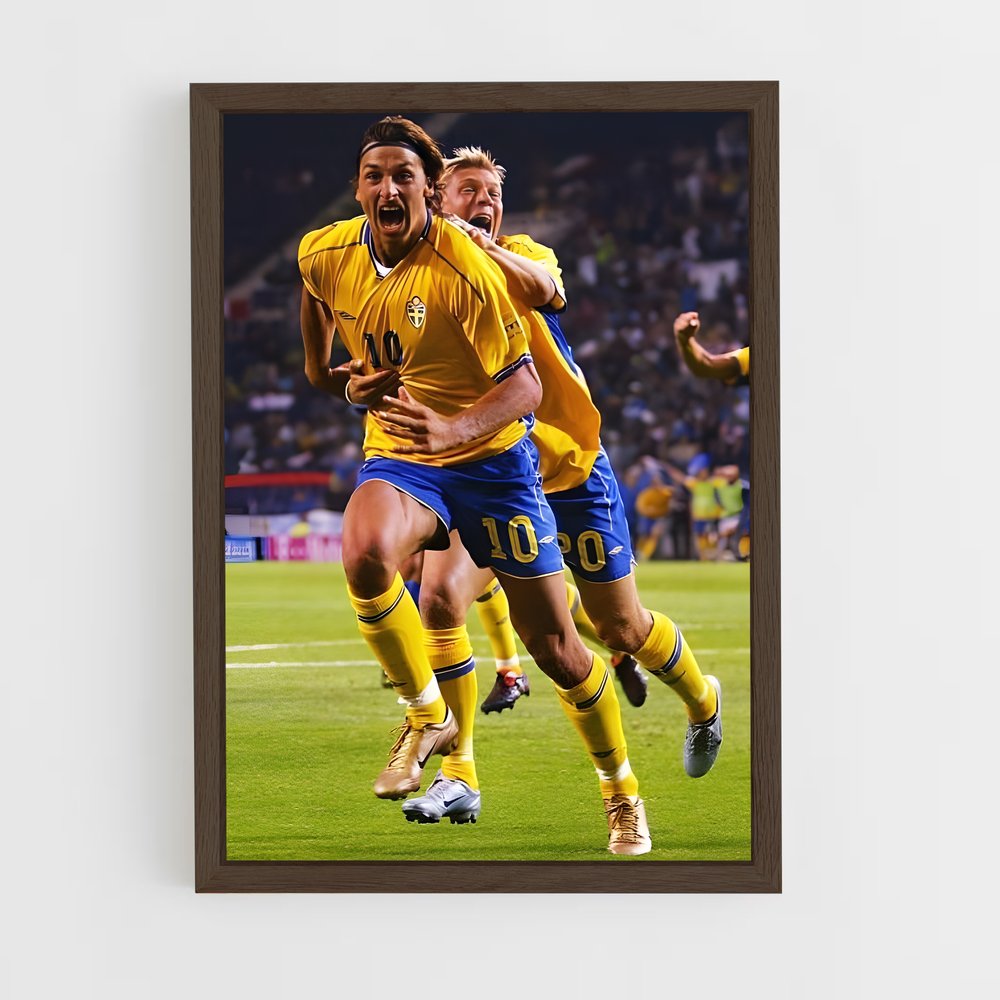 ap-sweden national football team-1 cadre Bois foncé
