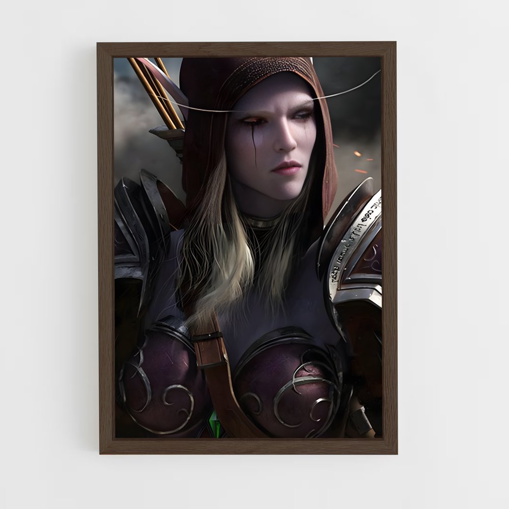 ap-sylvanas-9 cadre Bois foncé