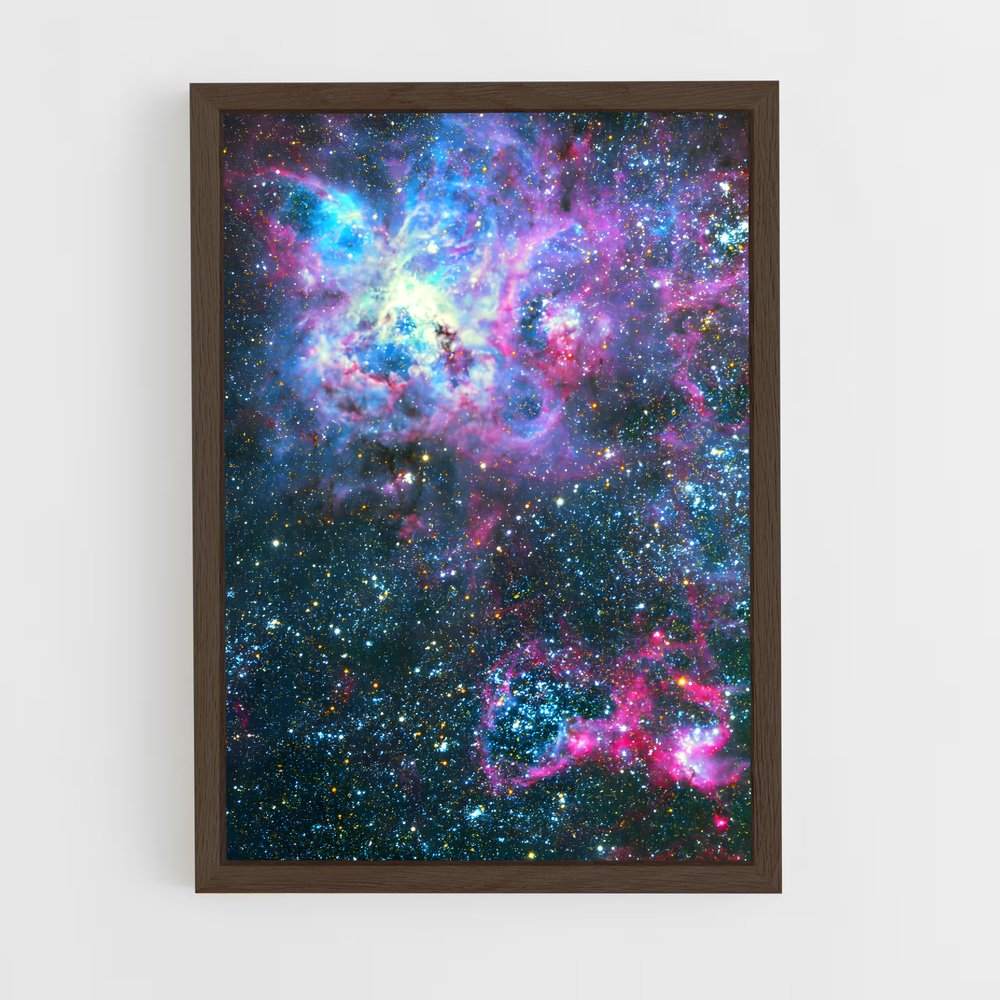 ap-tarantula nebula-6 cadre Bois foncé