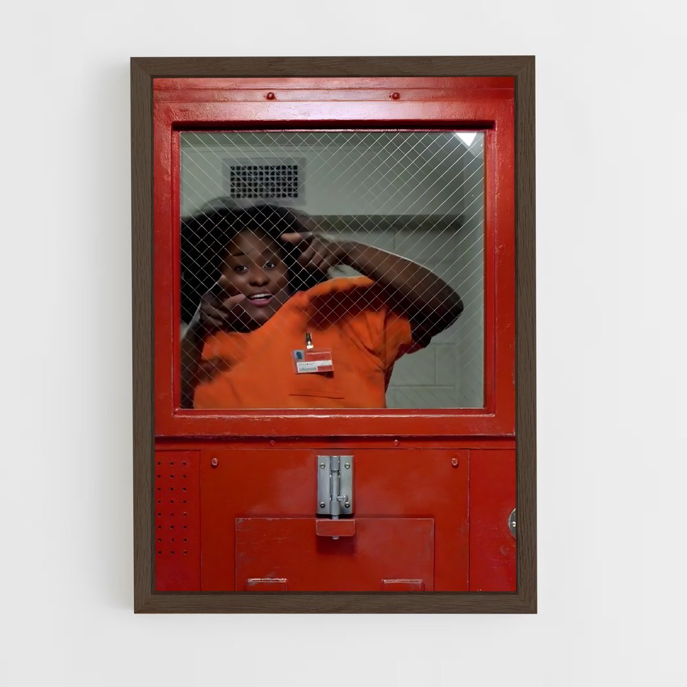 ap-taystee jefferson-1 cadre Bois foncé