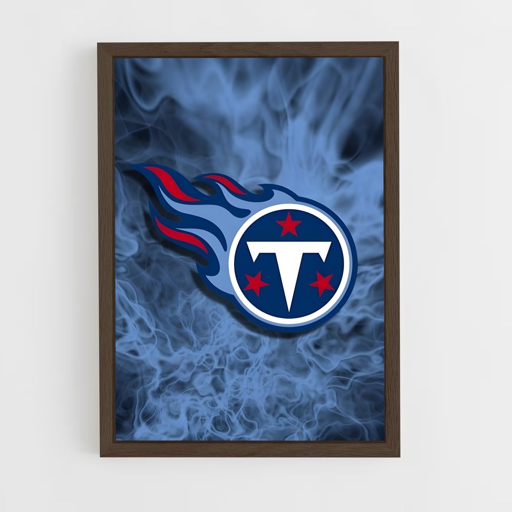 ap-tennessee titans-3 cadre Bois foncé