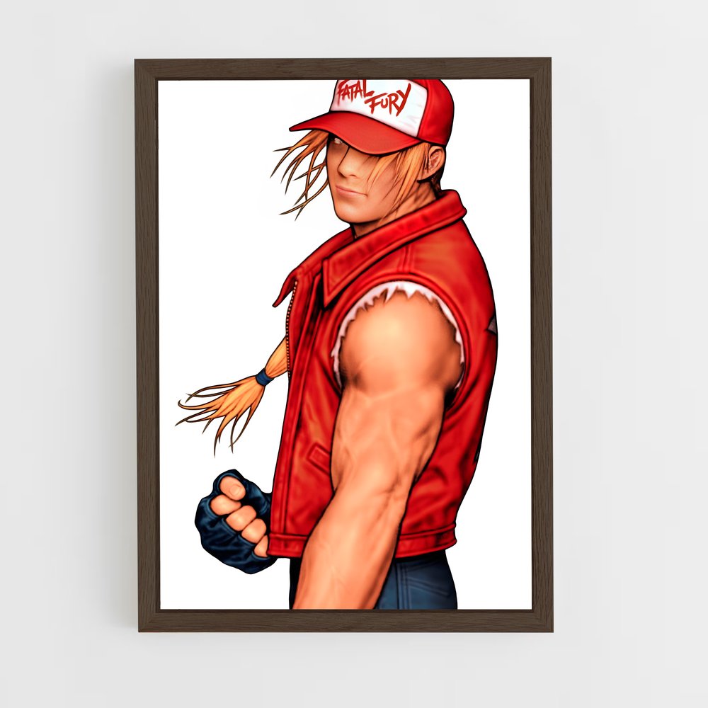ap-terry bogard-3 cadre Bois foncé