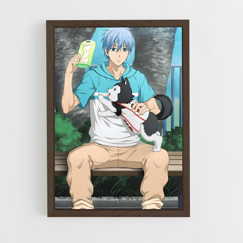 ap-tetsuya kuroko-8 cadre Bois foncé