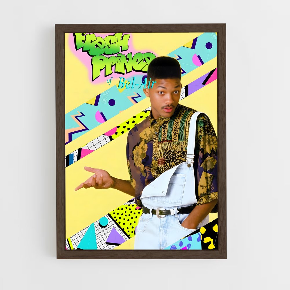 ap-the fresh prince of bel air-3 cadre Bois foncé