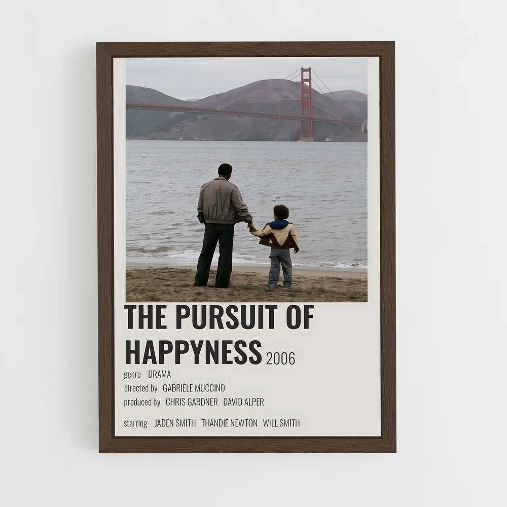 ap-the pursuit of happyness-8 cadre Bois foncé