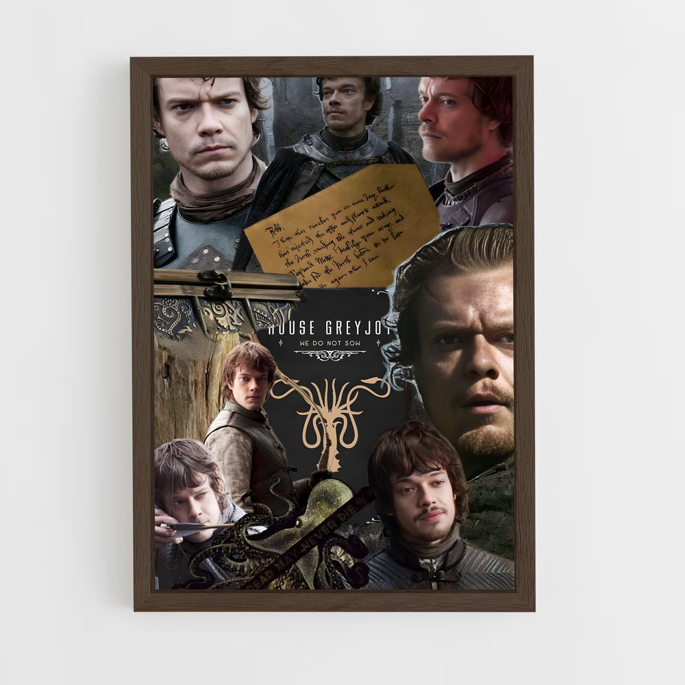 ap-theon greyjoy-4 cadre Bois foncé