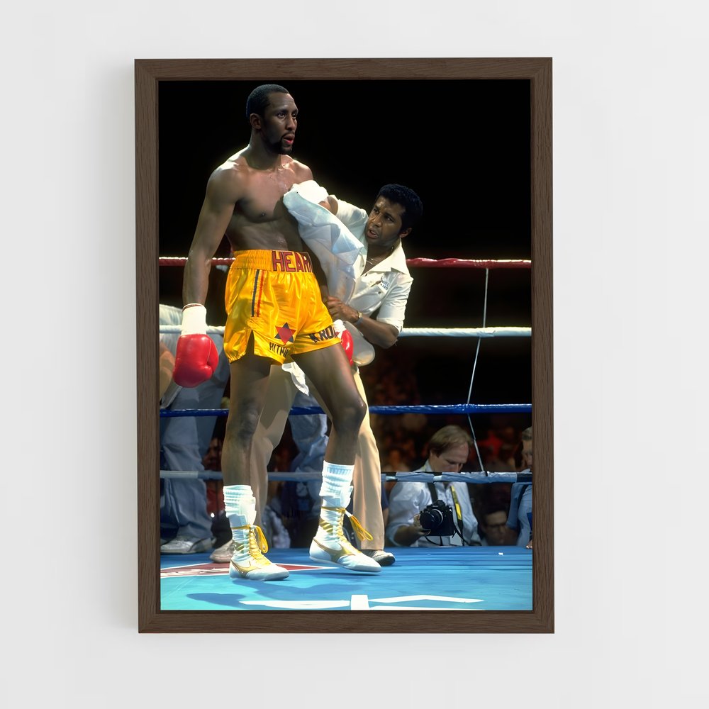 ap-thomas hearns-2 cadre Bois foncé