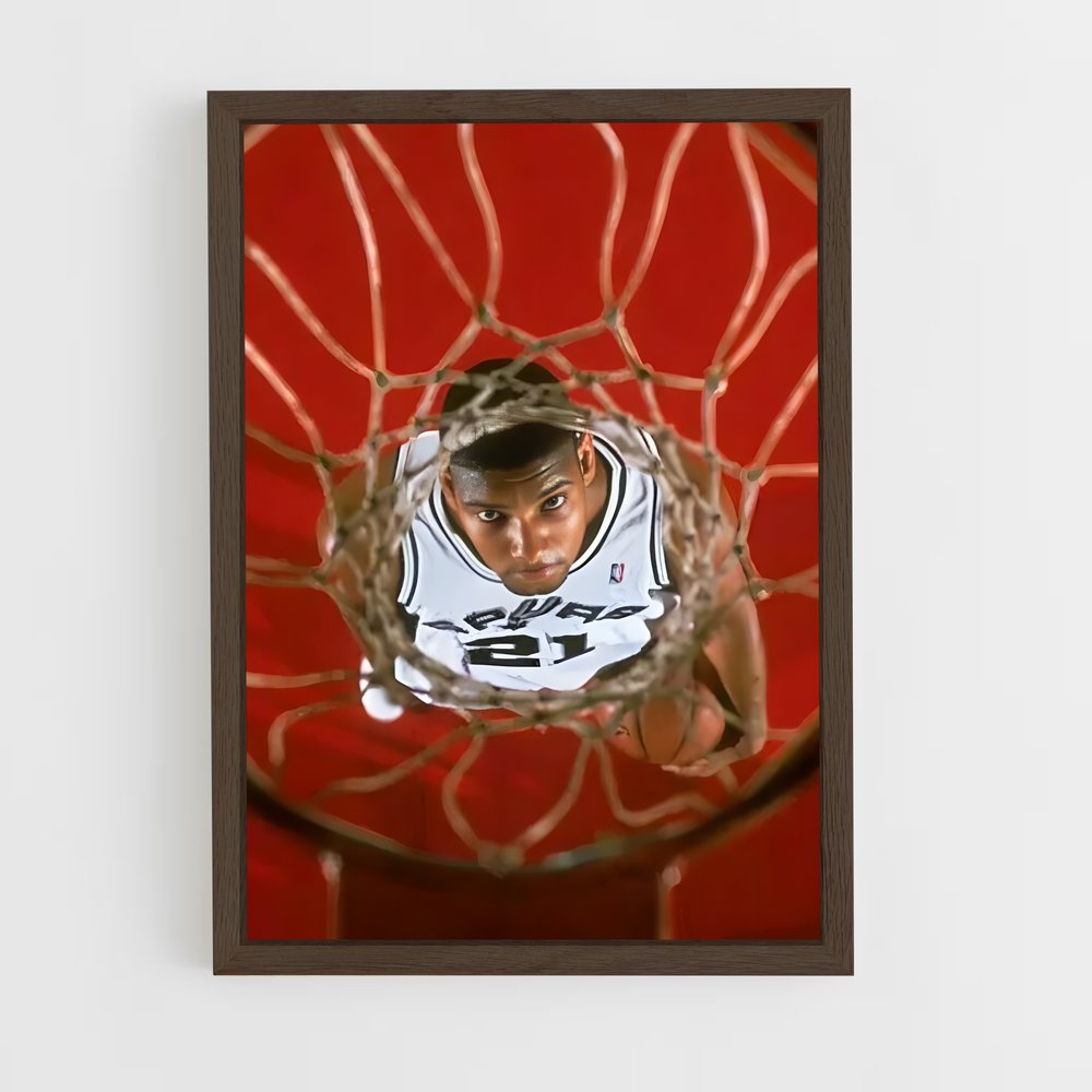 ap-tim duncan-4 cadre Bois foncé
