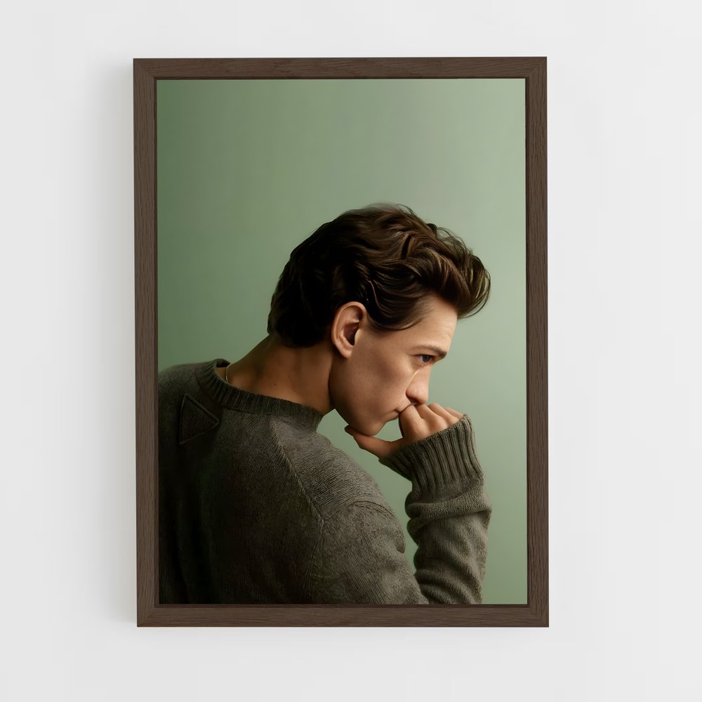 ap-tom holland-12 cadre Bois foncé
