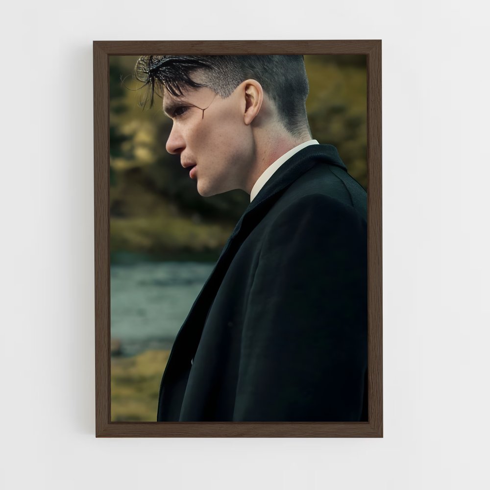 ap-tommy shelby-9 cadre Bois foncé
