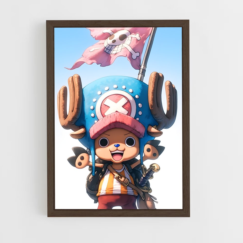 ap-tony tony chopper-2 cadre Bois foncé