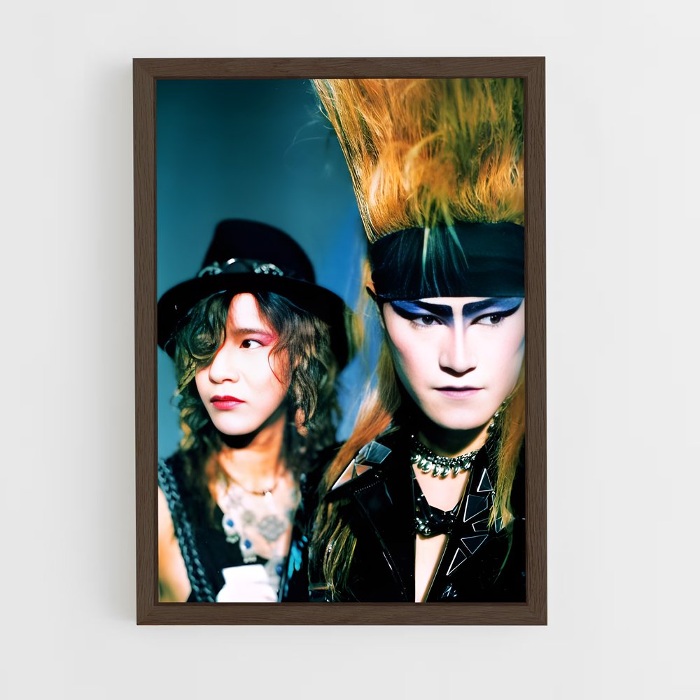ap-toshi x japan-2 cadre Bois foncé