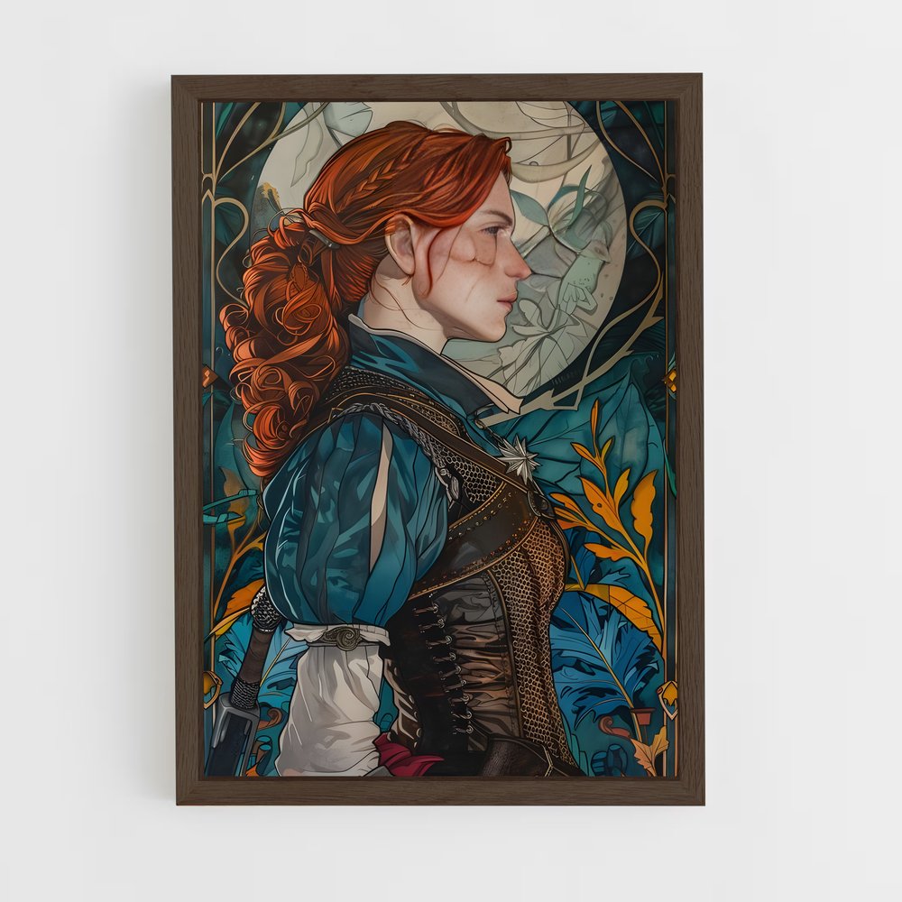 ap-triss merigold-11 cadre Bois foncé